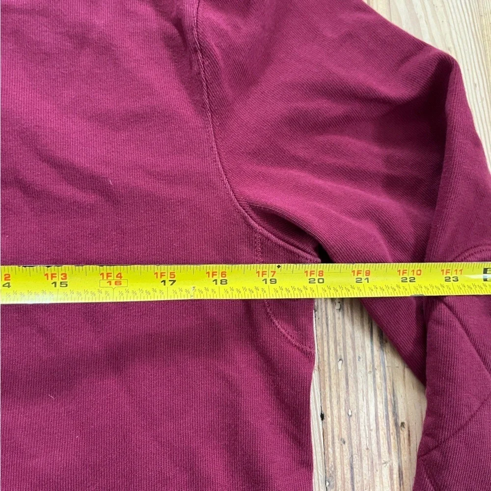 Vintage J.Crew Maroon Utility Casual Quarterzip Jacket with Elbow Patches‎ sz S